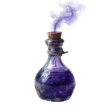 pngtree gothic medieval potion bottle watercolor illustration png image 16513508.png