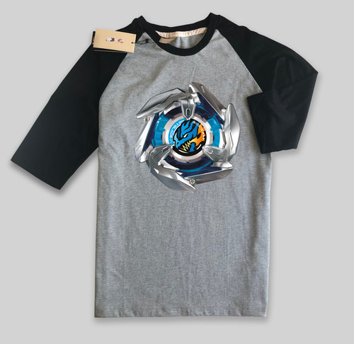 Raglan T Shirt 10 Black Grey.jpg