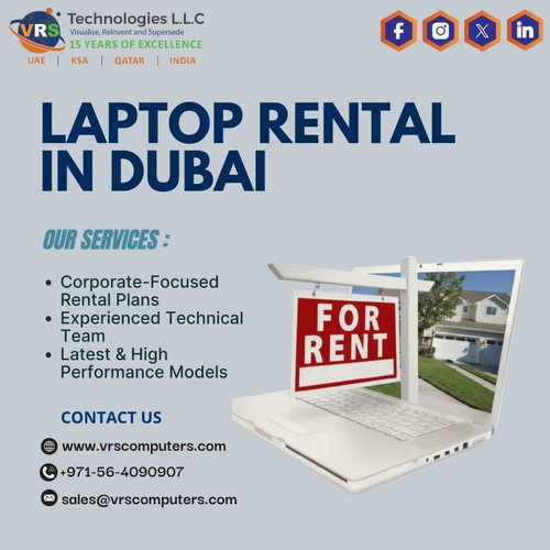 Drive productivity with premium laptop rentals for corporate projects, training, and events in Dubai. VRS Technologies LLC offers tailored Laptop Rental in Dubai with quick delivery and seamless setup. Rent with confidence. Call +971564090907.

Visit Us: https://www.vrscomputers.com/computer-rentals/laptop-rentals-in-dubai/

#laptoprentalindubai #laptoprentaldubai #laptopsforrent #rentalaptop