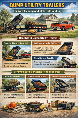 Dump Utility Trailers for Yard Cleanup and Material Handling.png