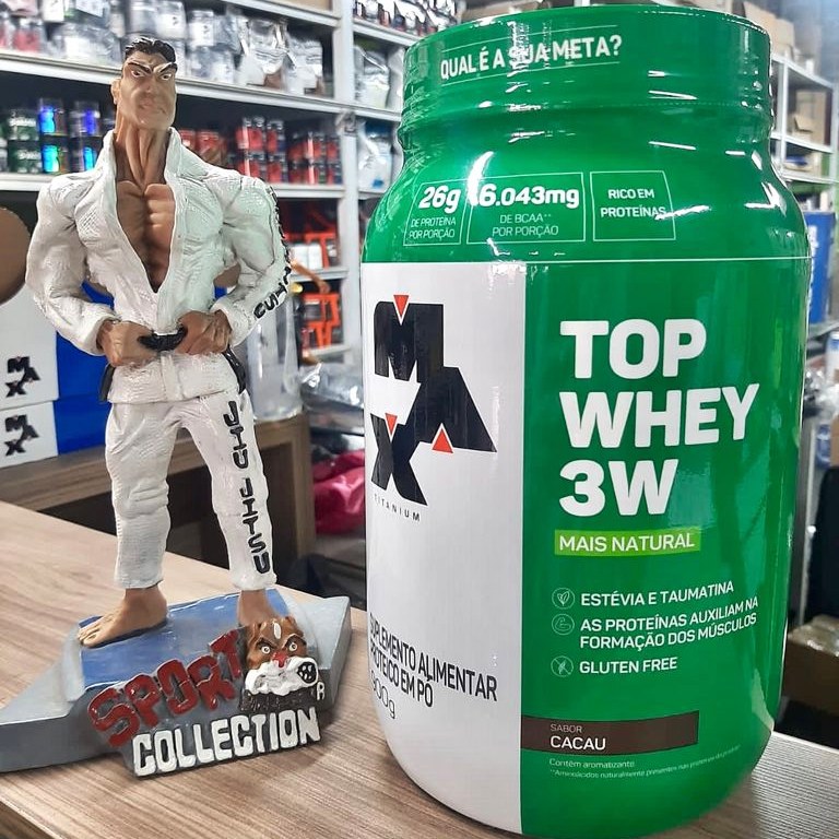 Max Titanium Top Whey 3W Mais Natural (900G)