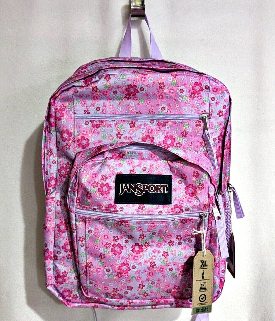 Mochila Big Student Jansport Baby Blossom Baby Blossom Estampada