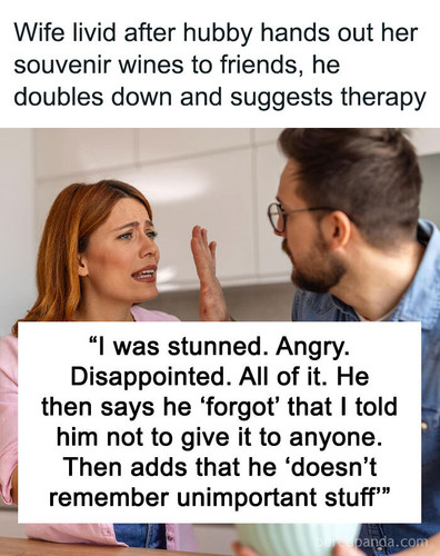 furious husband gave away sake wine sharing.jpg