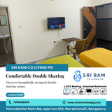 Our double-sharing rooms offer a blend of privacy, space and comfort.