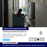 Collaborate, study and succeed together at Amaravathi Luxury PG for Ladies