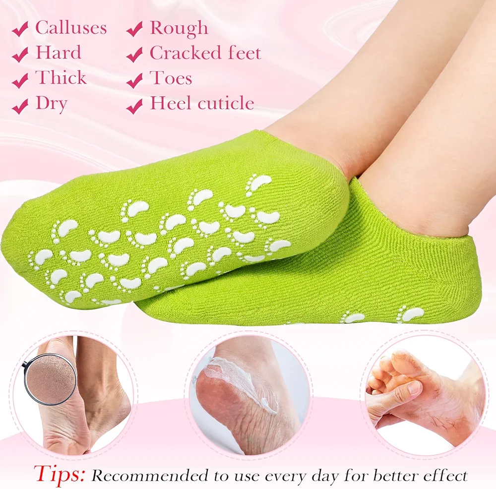 Moisturizing silicone foot socks 4
