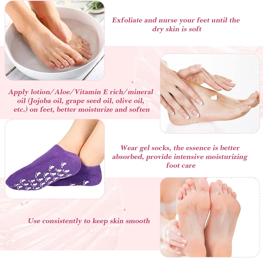 Moisturizing silicone foot socks 5
