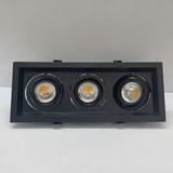 den downlight am tran chieu diem spotlight ba bong led philips inside idlbv108 led24 3x8w 4000k blac