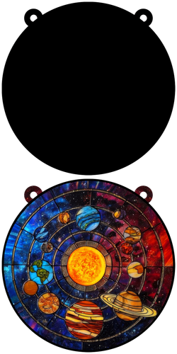 1LSC Custom Shape 1 layer Suncatcher size 6in 80in 10in 12in.2