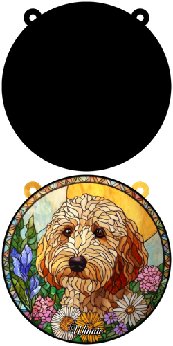 1LSC Custom Shape 1 layer Suncatcher size 6in 80in 10in 12in.2