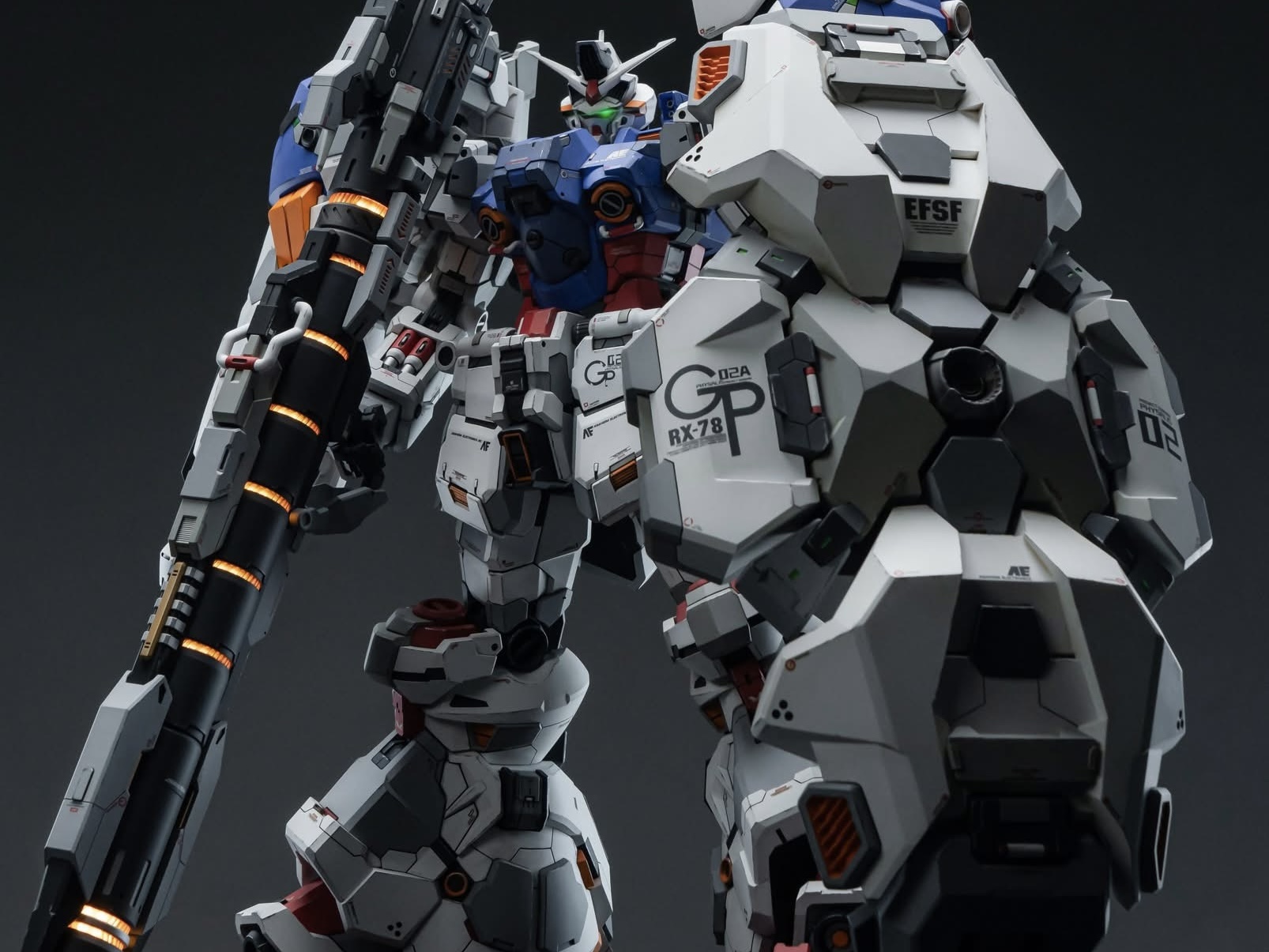 The Atomic Gundam Rendered in Towering 1/48 Form