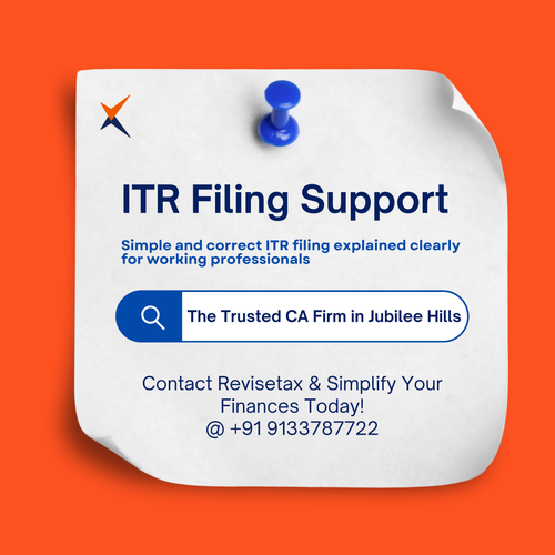 A working professional from Jubilee Hills felt the same before visiting Revisetax.