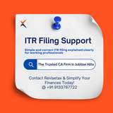 A working professional from Jubilee Hills felt the same before visiting Revisetax.