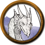 token Dragão Azul Jovem