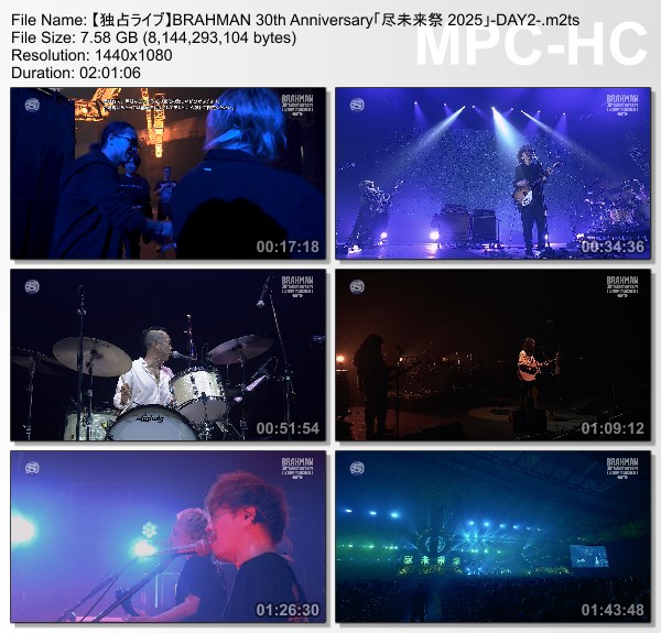 [TV-Variety] BRAHMAN 30th Anniversary「尽未来祭 2025」-DAY2- (SSTV 2026.02.05)