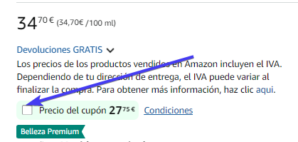 cupón amazon
