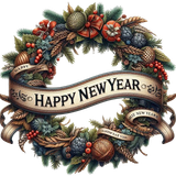 HappyNewYearWreath9AIbyLoriM12 23