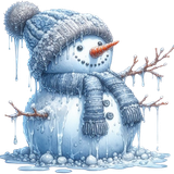 MeltingSnowman5AImadeByLoriM12 23