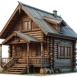 RusticCabin4AImadeByLoriM12 23