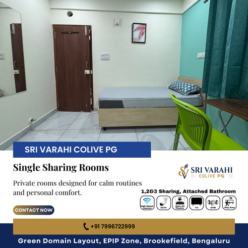 Private accommodation supports productivity and peace of mind.