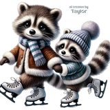 Couple Racoons 02 jjtaicreates vi