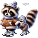 Couple Racoons 08 jjtaicreates vi