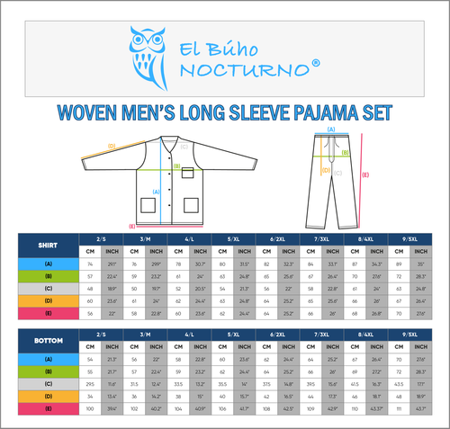 7. WOVEN MENS LONG SLEEVE PAJAMA SET NO COLLAR MEASUREMENT SPEC 01.png