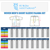 8. WOVEN MENS SHORT SLEEVE PAJAMA SET MEASUREMENT SPEC 01