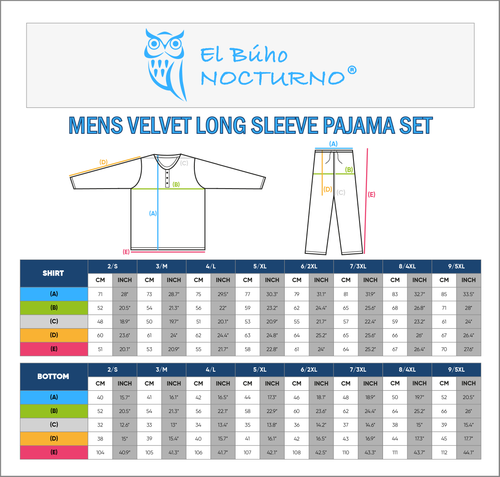 12. MENS VALVET LONG SLEEVE PAJAMA SET MEASUREMENT SPEC 01.png