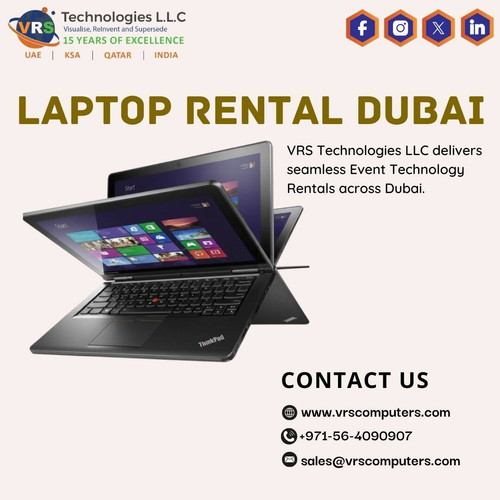 Get the latest laptops delivered quickly for meetings, training, or projects with flexible rental terms. VRS Technologies LLC offers trusted Laptops Rental Dubai including setup and support. Contact us at +971564090907 to rent now.

Visit Us: https://www.vrscomputers.com/computer-rentals/laptop-rentals-in-dubai/

#laptoprentaldubai #laptopsforrent #rentalaptop #laptoprentalindubai #laptoprental