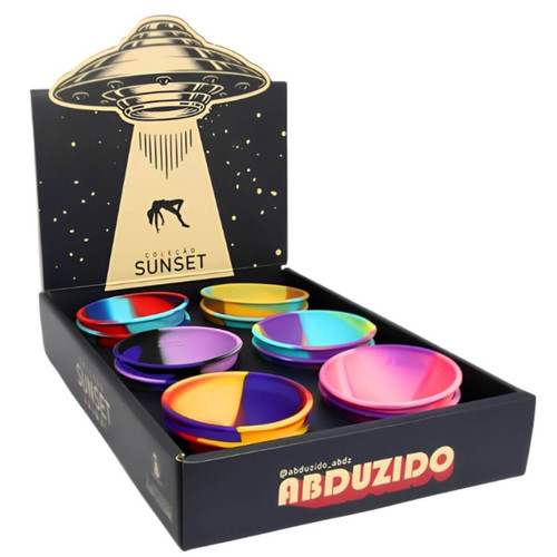 Cuia de Silicone Abduzido Half Sunset Display C12 Unidades 4830 (2)