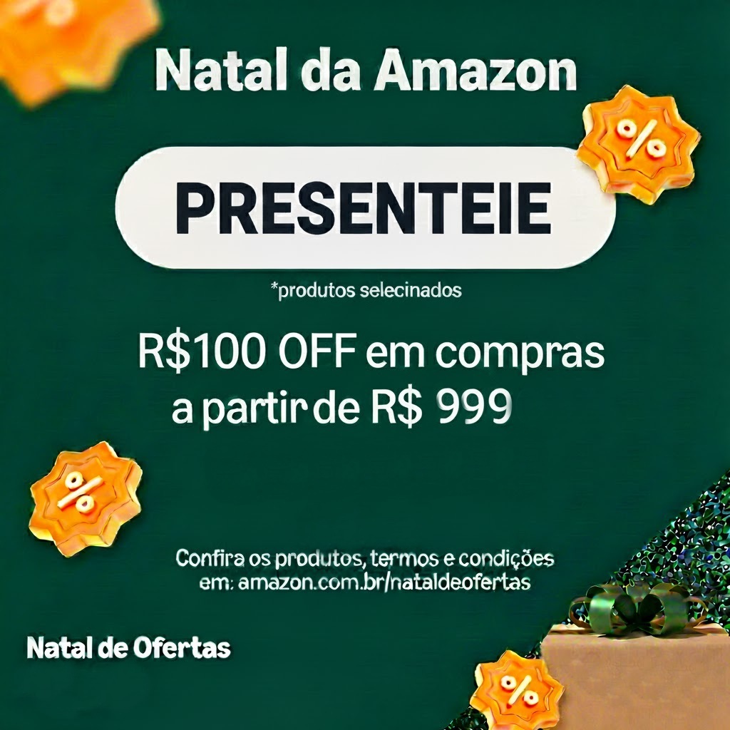 Ganhe R$100 off em compras a partir de R$ 999