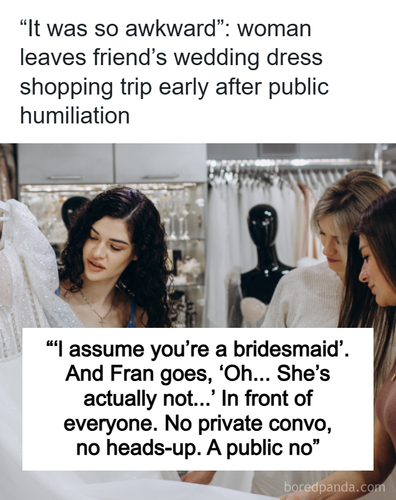 left friend wedding dress shopping bridesmaid.png