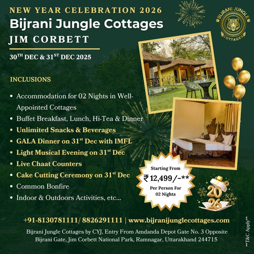 Celebrate New Year 2026 at Bijrani Jungle Cottages with Jim Corbett New Year Packages.jpg