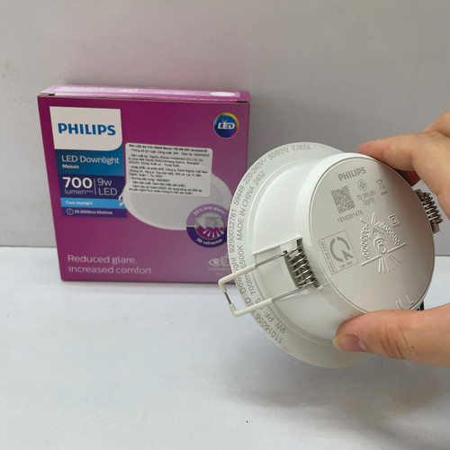den downlight am tran led philips meson io 59449 d100 9w 4000k wh recessed 700lm (4)