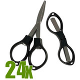 Tesoura de Plastico Dobrável Preta Pacote C24 unidades 5070 (4)