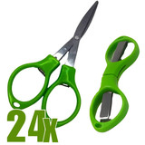 Tesoura de Plastico RLT Dobrável Verde Pacote C24 unidades 5622 (3)