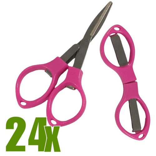 Tesoura de Plastico RLT Dobrável Rosa Pacote C24 unidades5623 (4).jpg