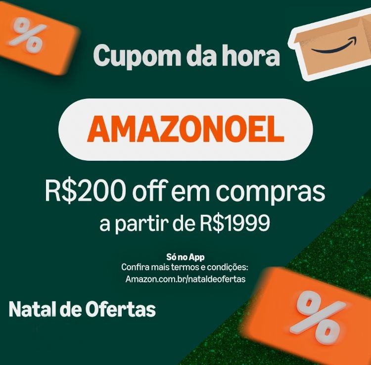R$200 OFF em compras acima de R$1.999