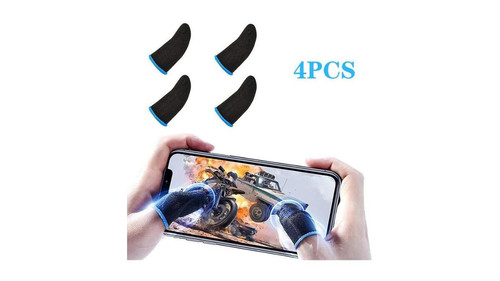 4 pcs Carbon Fingers Sleeve Anti Sweat Gamer Finger Covers for All Touchscreen (2 Pair).jpg