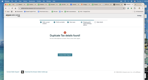 duplicate tax details , where the registartion is not completed and is partial.png