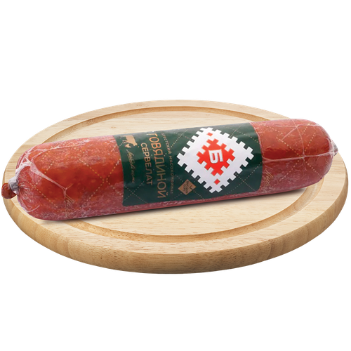 4813186012042 378629 КОЛБАСА БМК СЕРВЕЛАТ С ГОВЯДИНОЙ В С 370ГР.png