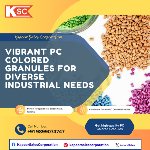 Bring design flexibility and performance together with PC colored granules from Kapoor Sales Corporation. Available in shades like LEXAN 143R Smoke Grey, LEXAN 943 Siemens Grey, INFINO SA1100 Grey, and LEXAN FR 943 Grey, these granules offer consistent color, toughness, and heat resistance. Widely used in consumer appliances, electronics, and lighting applications, PC143R and similar grades ensure excellent surface finish and long-lasting aesthetics. Choose Kapoor Sales for quality-driven color customization.


https://www.kapoorsales.com/pc-coloured-granules.php

#PCcoloredGranules