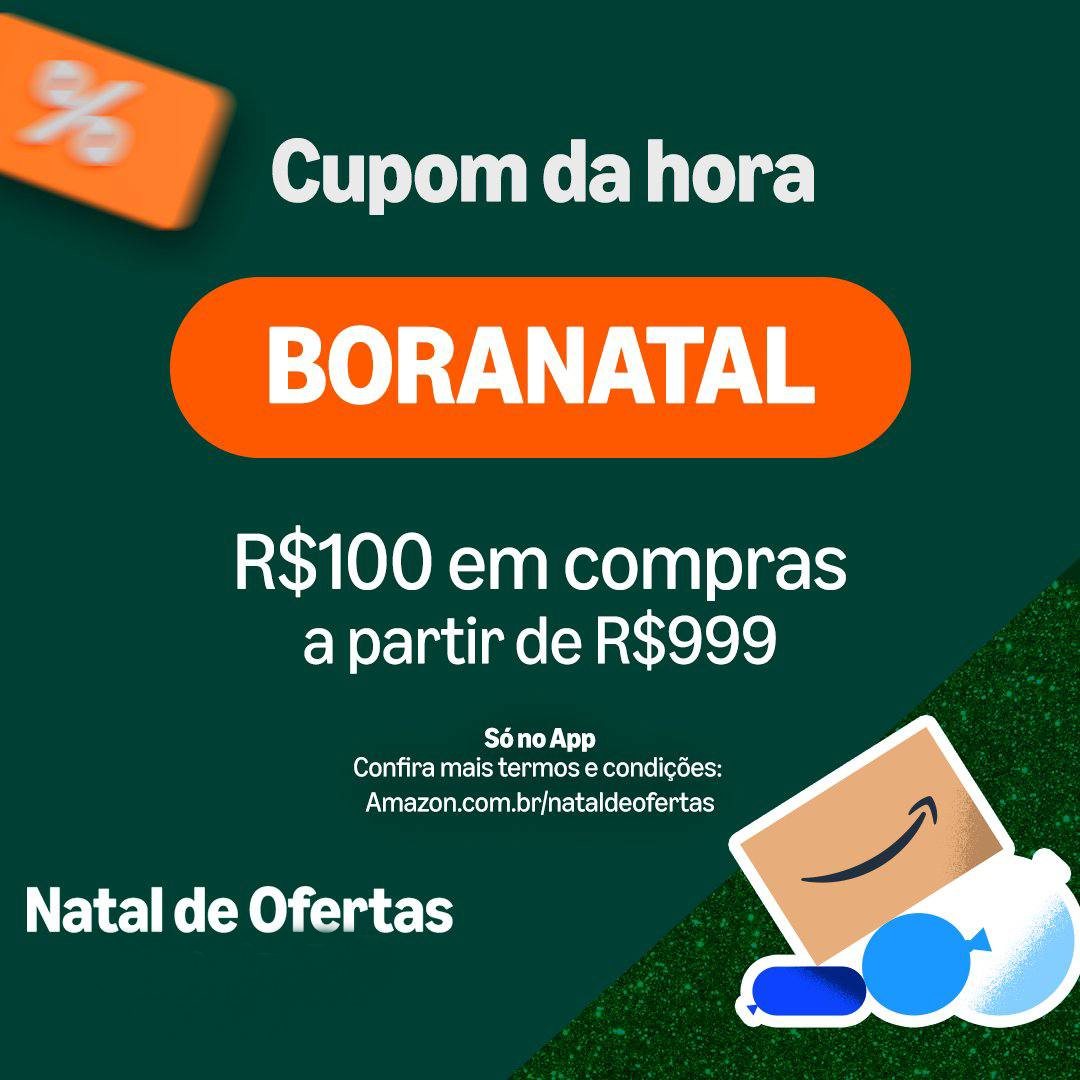 Ganhe R$100 off em compras a partir de R$ 999
