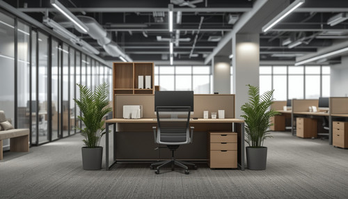 lucid origin Individual employee workstation interior compact desk setup ergonomic chair comp 0.jpg