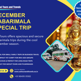 Sai Tours provides reliable and comfortable Sabarimala pilgrimage travel during December.