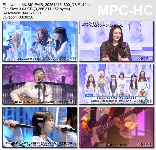 [TV-Variety] MUSIC FAIR – 2025.12.13