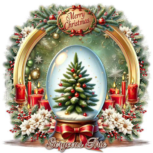 Christmas Theme Challenge Gorgeous Arie