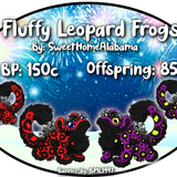 fluffy leopard frogs