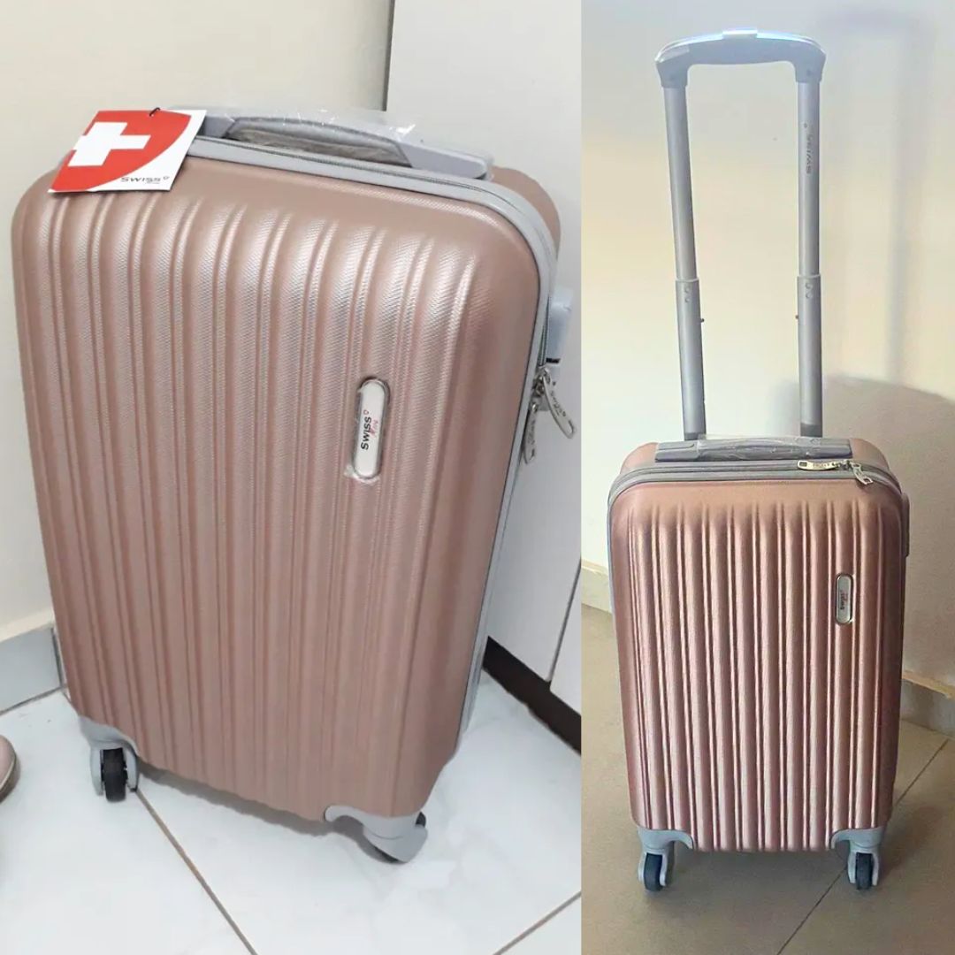 Mala Pequena De Bordo Londres 4 Rodas Swiss Move Rose Rose